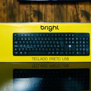 Teclado Preto USB Bright