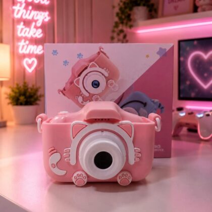 Camera Infantil Rosa Cat